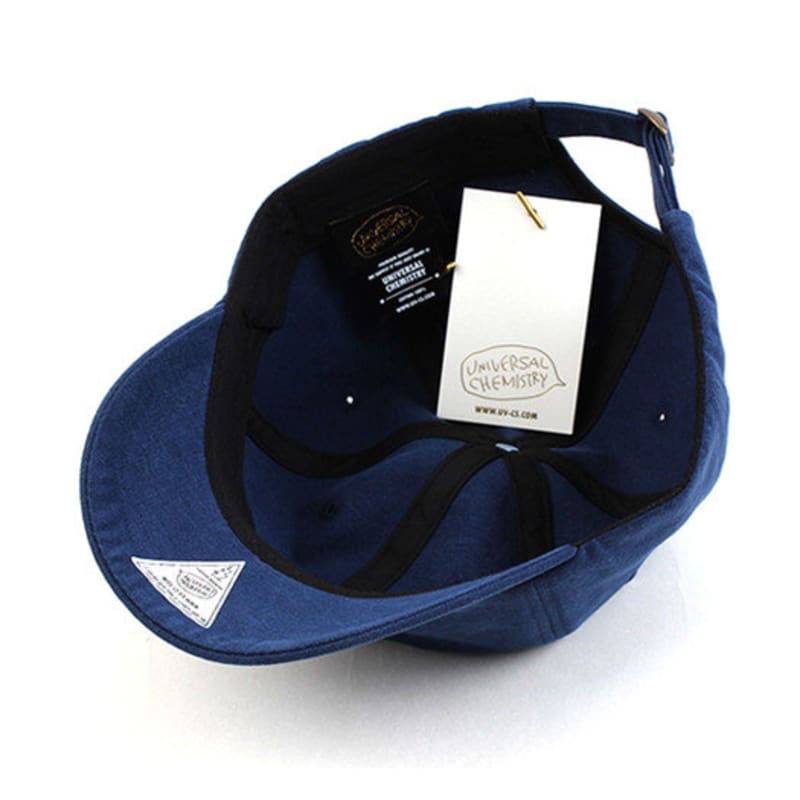Universal Chemistry Navy Short Brim Ballcap Bike Cap