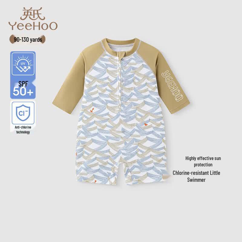 YEEHOO Kids' Short Sleeve One-Piece Swimsuit