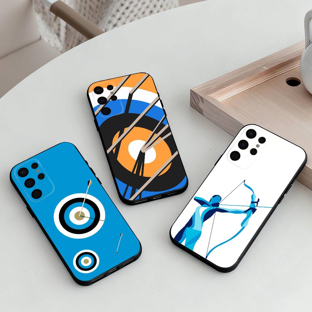 A-Bogen S-Sport Handyhülle Für Samsung S25,24,23,22,30,21,10,9,Ultra,Plus,Lite,FE,4,5 G Weiche Schwarze Hülle