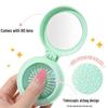 Candy Color Portable Hairdressing Comb with Mirror – Cushion, Airbag, and Massage Features