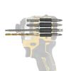 Professional Magnetic Screwdriver Bit Holder 3 Hole Design Nonslip Rubber Grip Lightweight 12g For Electric/Manual Tool