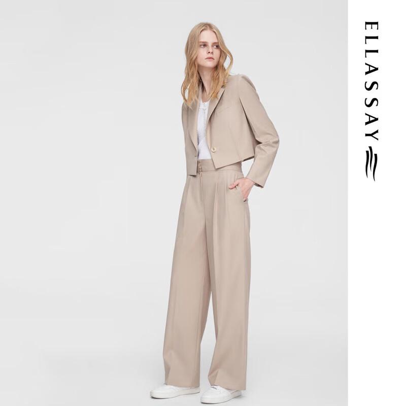 ELLASSAY Women's Spring High-Waist Short Blazer