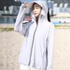 Women's UPF 50+ Detachable Large Brim Sun Protection Jacket - Ice Silk, Breathable, Spring/Summer Sunscreen Clothing