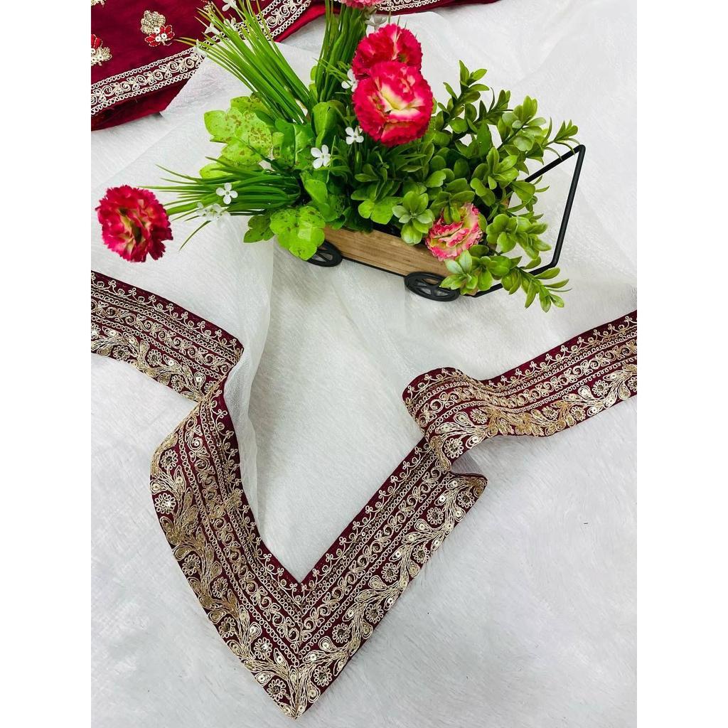 NEUER START – BANARASI CRUSH DESIGNER-SAREE
