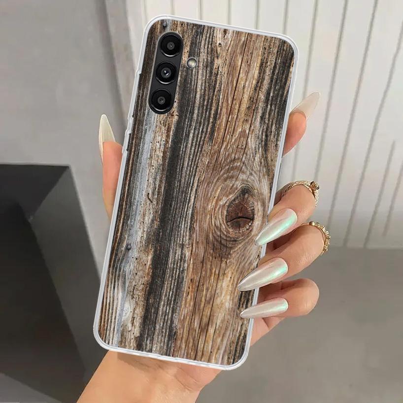 Wood Wooden Pattern Phone Case for Samsung Galaxy A17 A16 A37 A26 A36 A57 A56 A15 A25 A35 A55 A14 A24 A34 A54 A13 A23 A33 A53 Ga