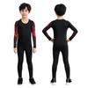 Jungen-Kompressionsstrumpfhosen-Sets, Lauftraining, Fitness, Sport, atmungsaktiv, schnell trocknend, Langarm-T-Shirt