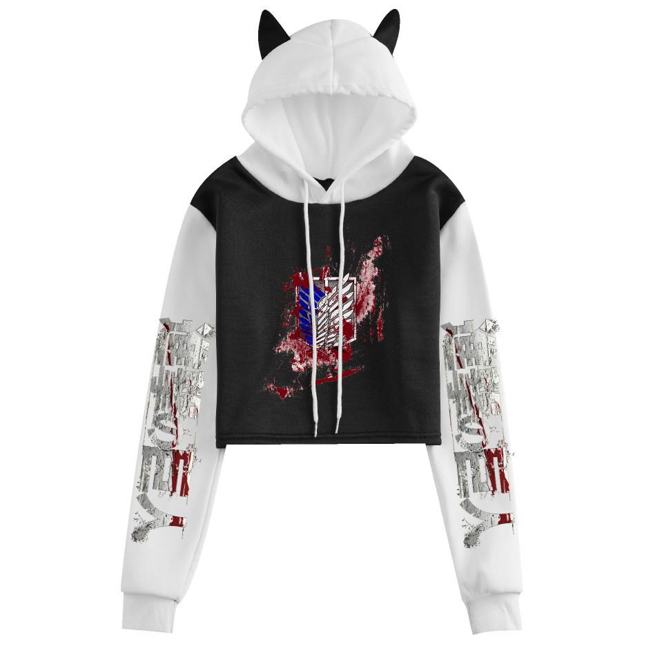 Attack on Titan Cross Logo Hoodie