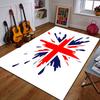 Splash Style Union Jack Flag Design Patterned Carpet a Non Slip Rug Suitable for All Seasons and Any Setting, Gift