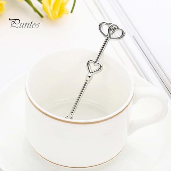 

8 шт., двойное сердце, кофейная ложка для пары, чайные ложки, подарок для гостей, сувенир для чаепития, свадебный сувенир для девичника