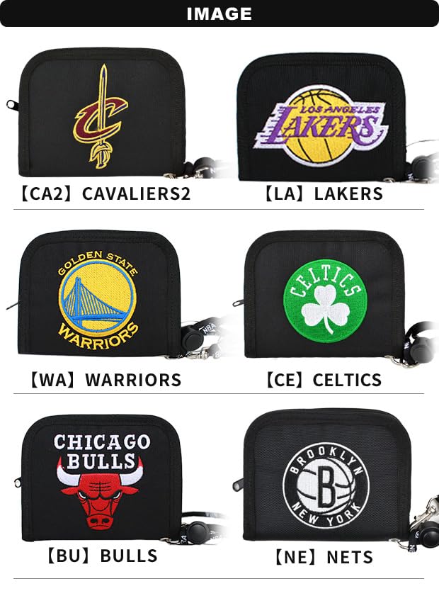 [Sunart] Wallet NBA-013A-NE Black