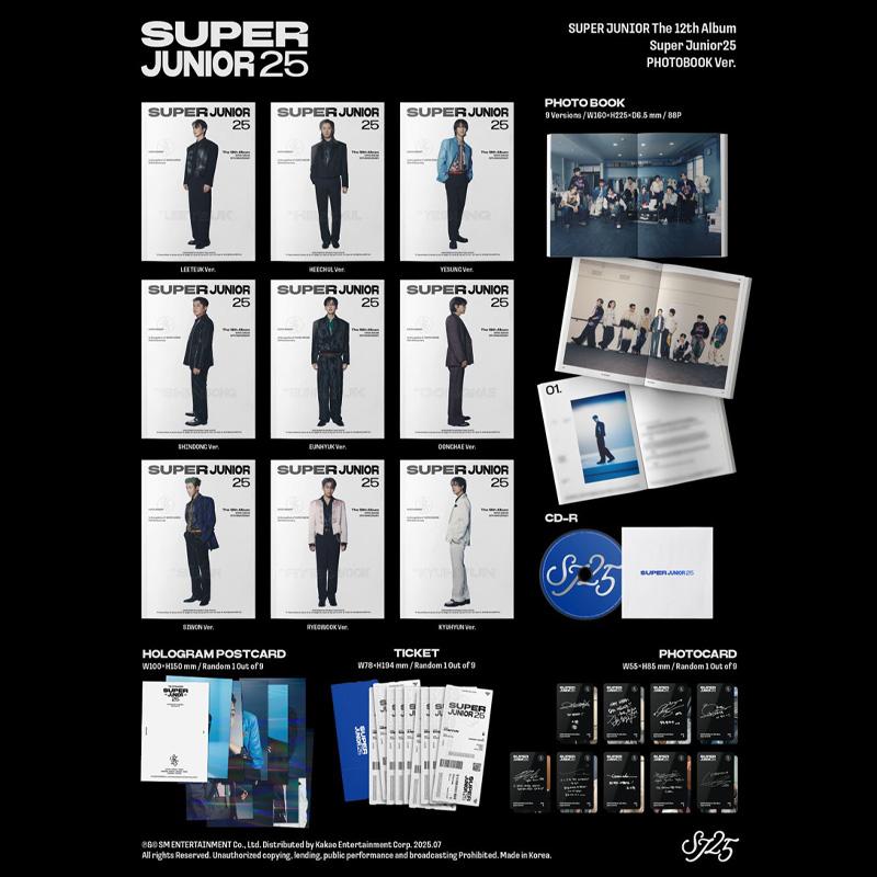 Super Junior 12th Album [Super Junior25] (PHOTOBOOK Ver.)
