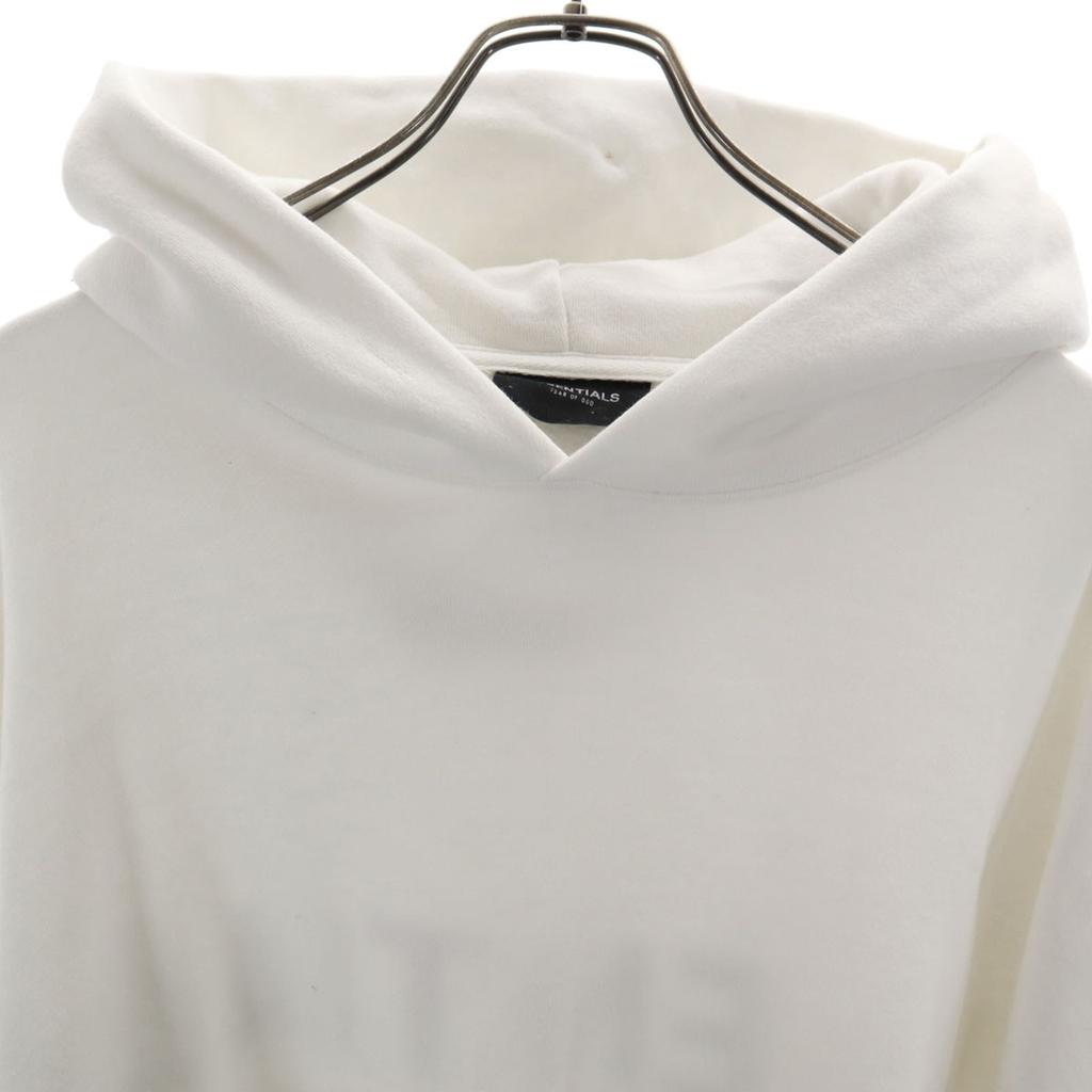 ESSENTIALS Long sleeve Sweatshirts XL White system unisex Men's Used