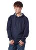 Champion Powerblend Pullover Sweat Powerblend Fleece Pullover S0889 Hoodie, Hoodie, (L, Navy) [Used]