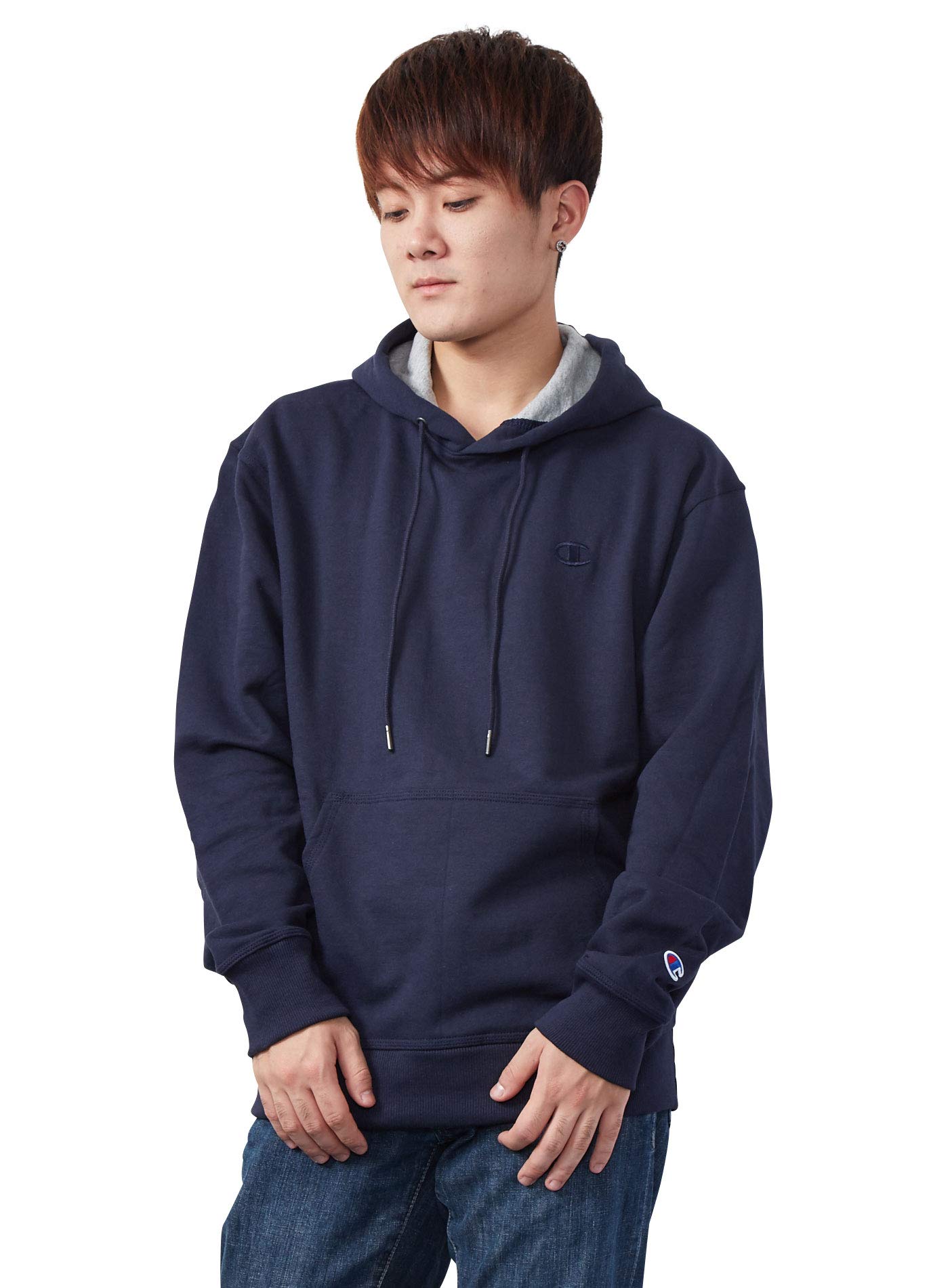 

Champion Powerblend Пуловер Свитшот Powerblend Флис Пуловер S0889 Худи, Худи, (Л, Военно-Морской Флот) [Использовал]