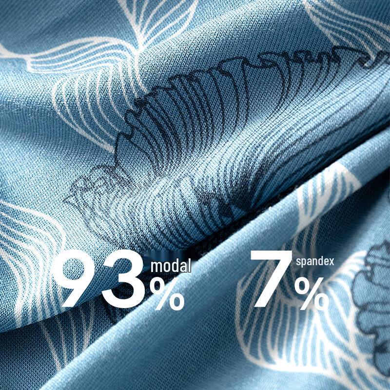 Jianjiang Men's Antibacterial Modal Boxer Briefs 3-Pack