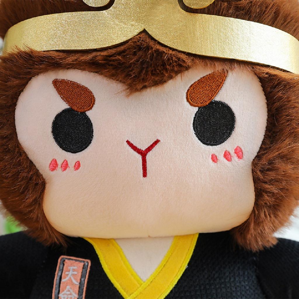 Hot Game Black Myth Wukong Cosplay Monkey Plush Doll 23CM Soft Plushies Toy Anime Cartoon Wu Kong Birthday Collection Gifts