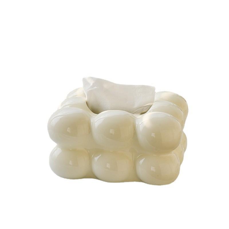 Creative Ceramic Tissue Box For Home Decor With Waterproof Function For Living Room And Bedroom Use