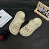 Fashionable Shoe Accessory Set, with a Shoe Chain Clasp, Removable, Suitable for Sandals and Flip-flops.