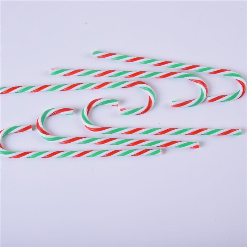 Akrylová vánoční ozdoba ve tvaru cukrové hole - Malá dekorace na sváteční stromek a dárek