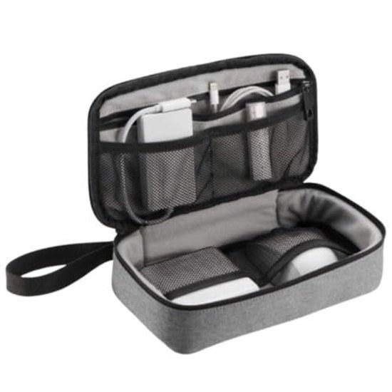 Elecom Travel Pouch Gadget Back Bag Business Trip Storage Small Item Holder Gray BMA-F01XGY
