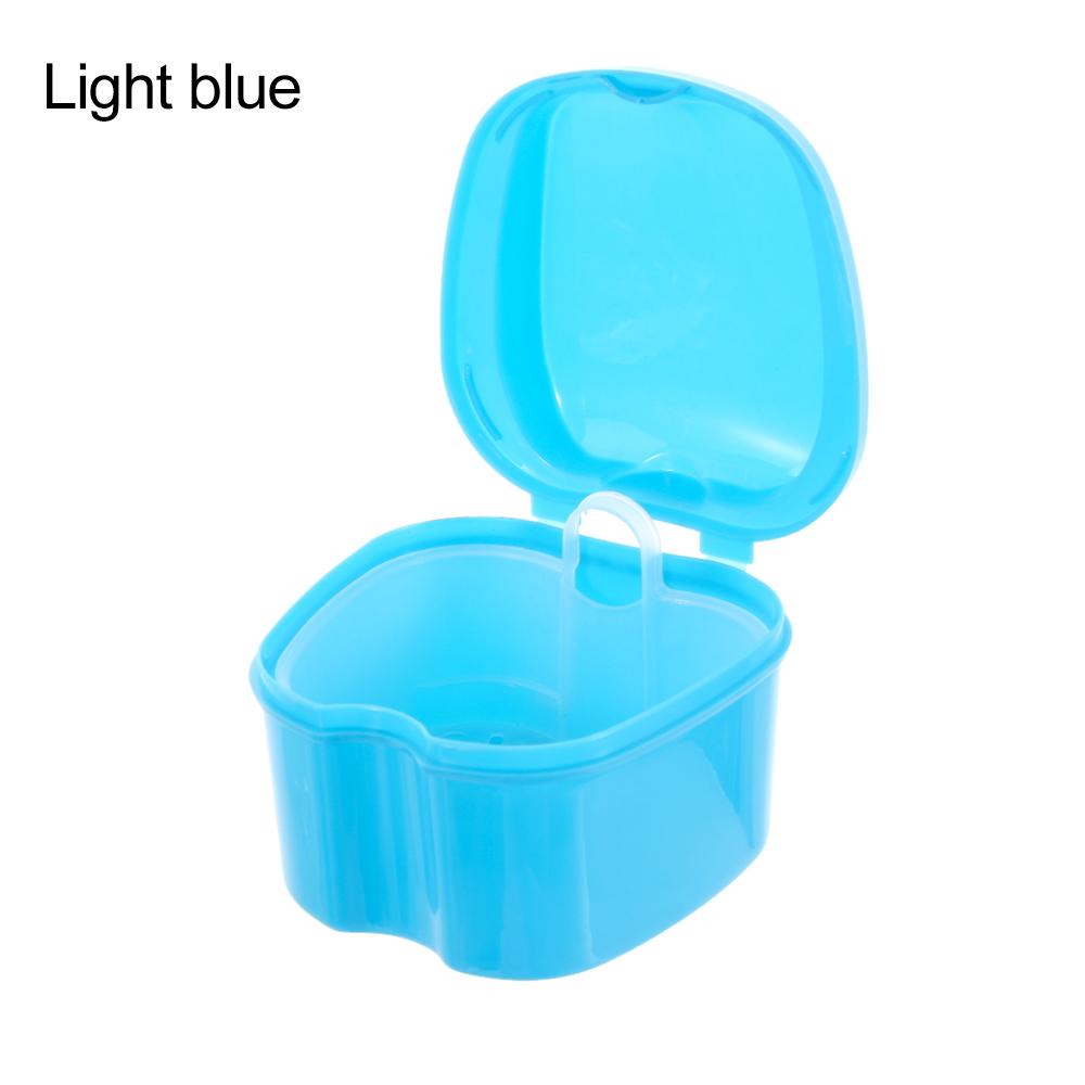 Durable Dental Tray Orthodontic Retainer Container Storage Denture Box Case Rinsing Basket Health Care Product Oral Hygience