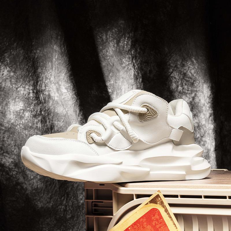 

New fashion board shoes student low-top men s shoes new casual niche bread shoes platform sports shoes 44