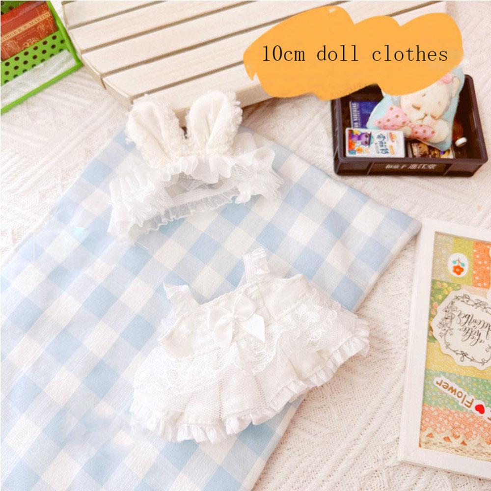 For 17cm Mini Doll Labubu Doll Clothing Toys Cute Mini Plush Doll Clothing Accessories Dress