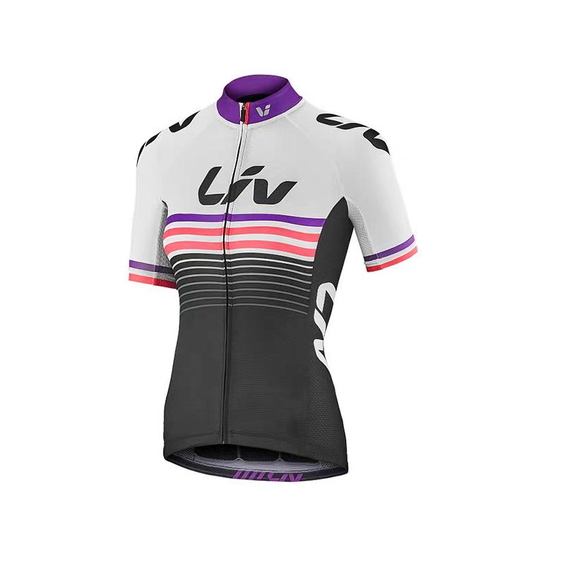 LIV Women's Cycling Suit Short Set Summer Cycling Jersey Cycling Bib Sunscreen Cycling Short Top Slim Cycling Shorts