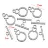 4sets Gold color Stainless Steel OT Toggle Clasps Clasps Love Heart Necklace Bracelet Buckle Connectors for Jewelry Making DIY