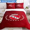 Club Atletico Independiente 3pcs Bedding,Including 1pc Duvet Cover And 2pcs Pillowcases Perfect for Christmas,Ideal for Bedroom, Dormitory