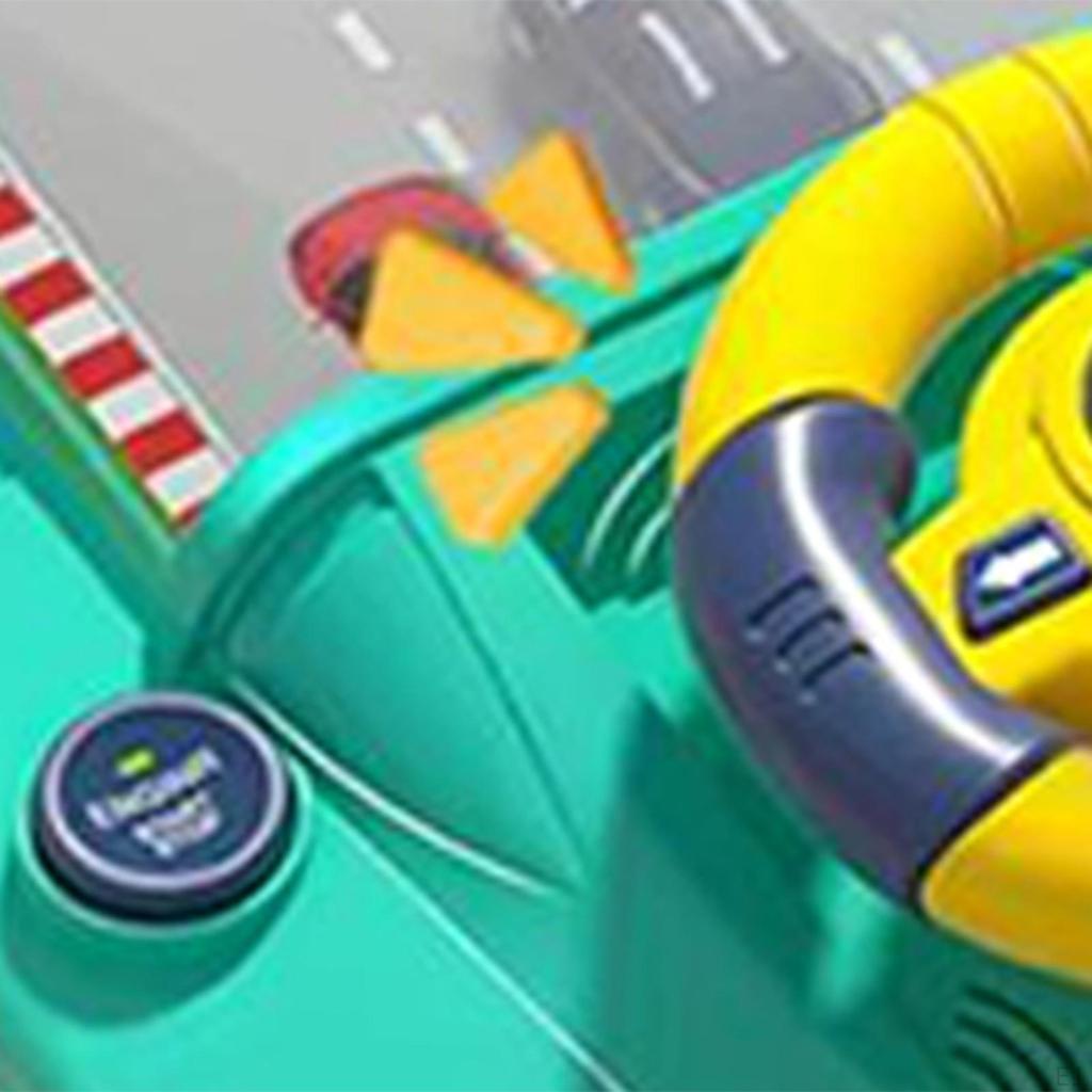 Simulation Driving Steering Wheel Toy Children Desktop Game Educational Kids Electric Race