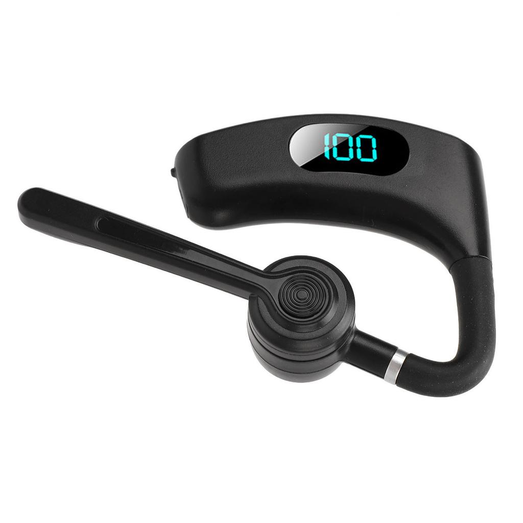 Wireless Earpiece with Microphone Noise Reduction 300mAh Battery for Business Driving