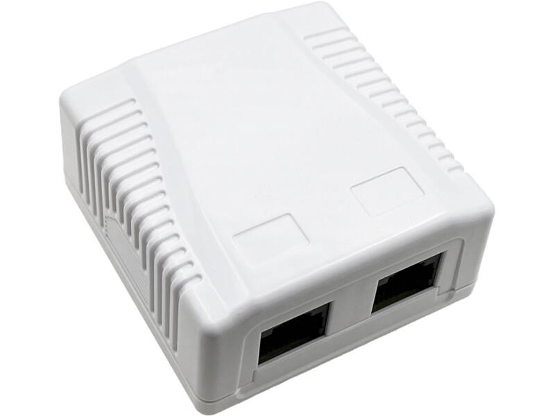 Surface-mounted socket UTP cat.6 2xRJ45 ALANTEC