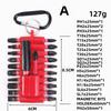 22pcs Magnetic Electric Screwdriver Bit Set Cross Hexagonal Plum Blossom Drill Bits With Magnetic Bit Holder For Assembling