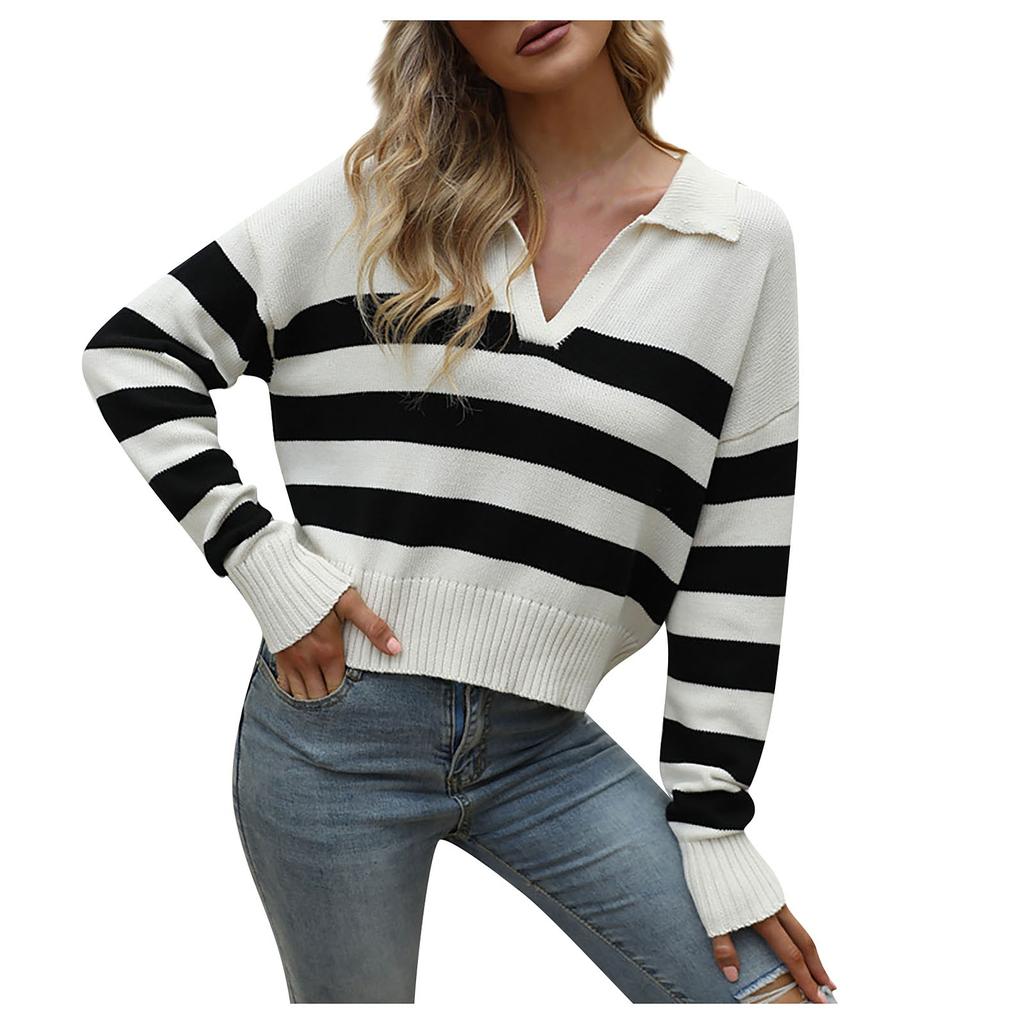Women's Fashion Waist Collection Sleeve Knitting Women's  Knitted Sweater