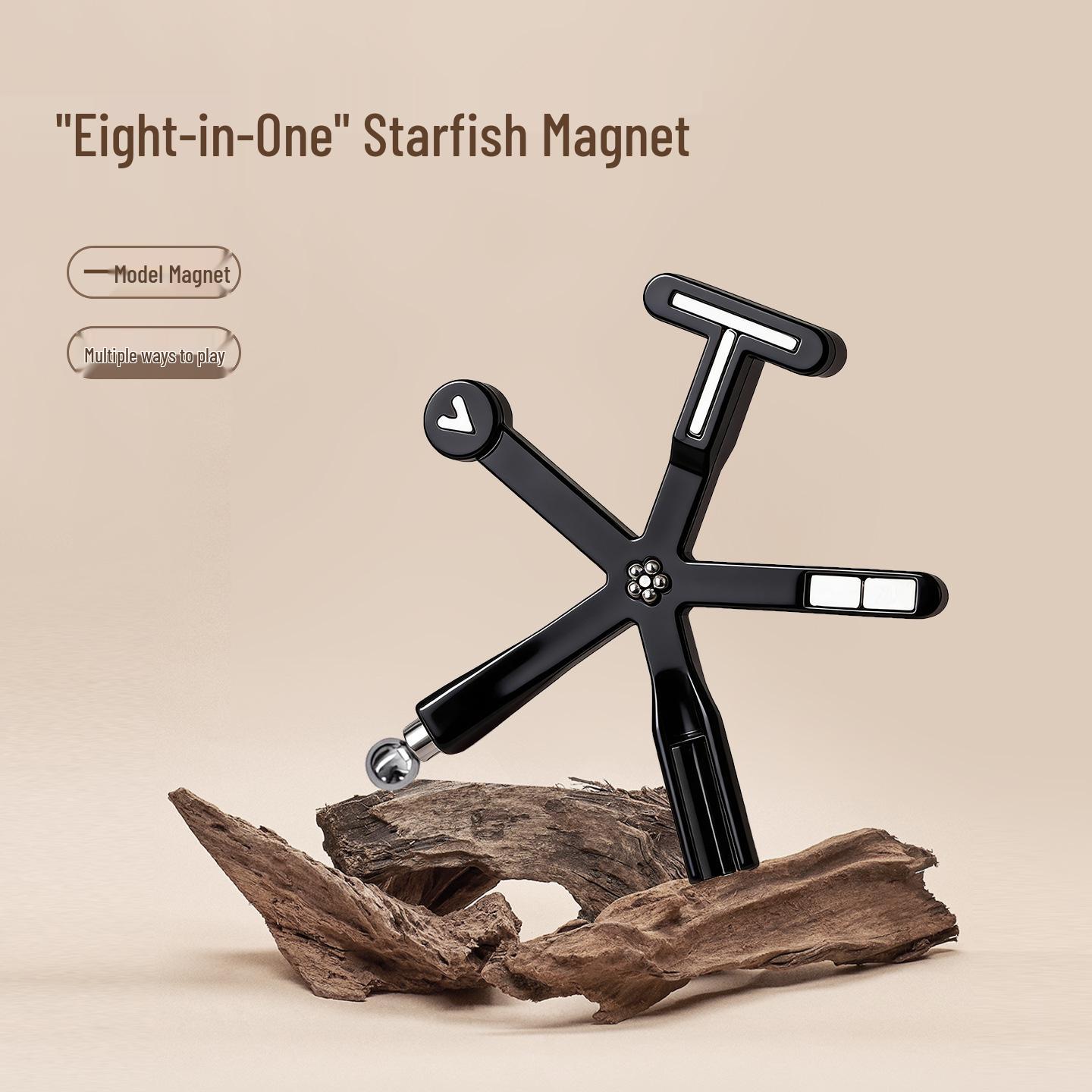 Hua Principal 8-in-1 Starfish Cat Eye Magnet Nail Art Tool
