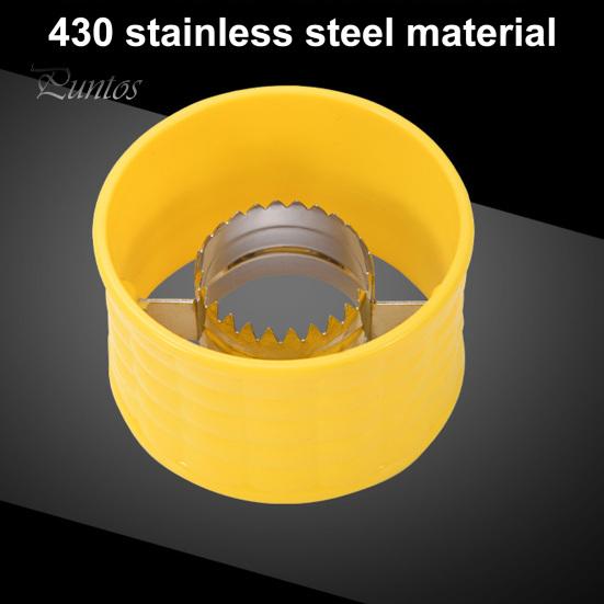 Corn Thresher Tool Stainless Steel Stripper, Non-Slip Handle And Spiral Blade Thresher, Easy Clean Quick Efficient Kernel Removal Gadget for