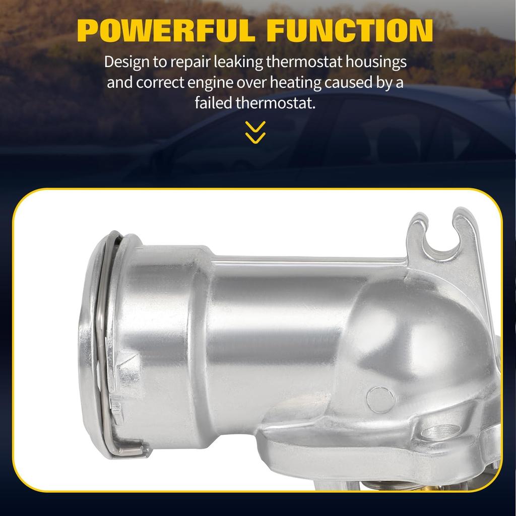 OCPTY Thermostat Housing Fit for Freightliner Sprinter 2500 2013-2019,for Mercedes-Benz E320 2007-2009 Engine Coolant Thermostat Housing Assembly