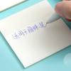 50Sheets Creative Pet Transparent Sticky Notes Perspective Waterproof Sticky Notes Student Stationery School Office Supplies
