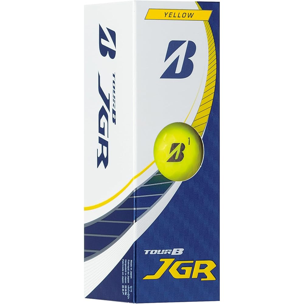 Bridgestone TOUR B JGR Golf Balls 2023 Model 12 Pack Yellow
