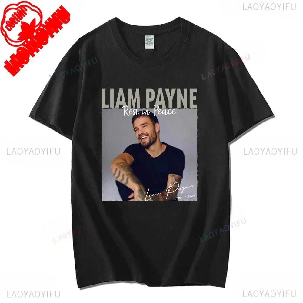Rip Liam Payne Shirt One Direction T-Shirts In Memory of Liam Payne Tee-Shirt Reunion Tribute Short Sleeve Unisex Cotton Tshirt