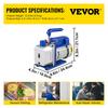 VEVOR Vacuum Pump 51 L/min(1.8CFM), Vacuum Devices Manifold Gauge Set for HVAC/Car AC Refrigerant Charging