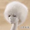 Imitation fox fur round flat top imitation fur hat thickened autumn and winter fluff Russian Mongolian hat thermal ear protection hat