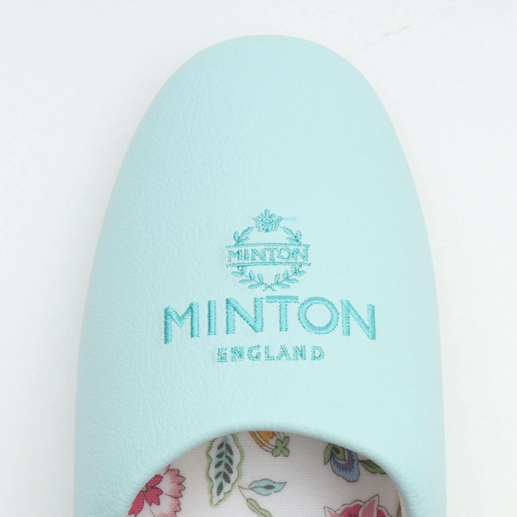 Kapcie Minton powlekane kwiatami Haddon Hall (Zielony)