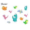 Durable Wall Decals for Glass Doors Luminous Cartoon Dinosaur Sticker, Self-Adhesive Decorative Waterproof PVC Murals Windows Kids Room Nursery