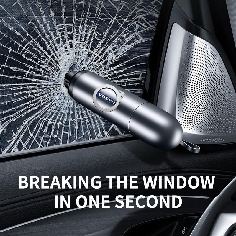 Car Mini Safety Hammer Auto Seat Belt Cutter Life-Saving Emergency Window Breaker For Volvo CX60