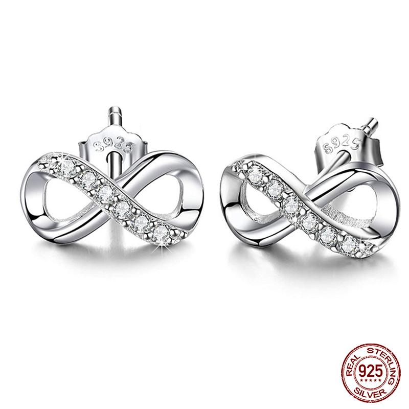 100% 925 Sterling Silver Rose Gold Heart Geometric Pave CZ Hoop Earrings For Women Wedding Engagement Birthday Jewelry Gift 2023