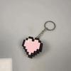 3D printed heart-shaped keychain decompression decoration gift press rebound keychain decompression novelty gift decoration