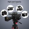 NEEWER Video Tripod 200cm Fluid Head with QR Plate Adjustable Large Camera Tripod Suitable for DSLR Camera Made of Aluminum Alloy Load Capacity 8kg