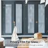 1 Rulle 500x45CM Frostat Fönsterfilm Sekretesskydd Solskydd Skärbar Återanvändbar Icke-klibbig Statisk Hemmakontor Badrum Glasbeklädnad